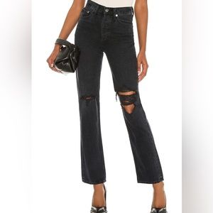 Agolde Lana distresses size 28 LIKE NEW